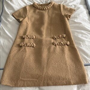 Tuckernuck Jackie Tan Dress Medium EUC